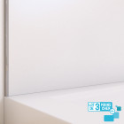 Lot de 3 panneaux muraux pour salle de bains en aluminium blanc - 120x210cm - wall'it Aurlane - PACP287