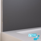 Lot de 5 panneaux muraux pour salle de bains en aluminium gris - 120x210cm - wall'it Aurlane - PACP291