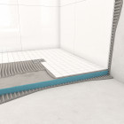Bac receveur de douche à carreler 160x90cm recoupable sur mesure + bonde verticale - rainy Aurlane - PACR008