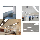 Panneau led 60w 60x60cm blanc pack de 6 - couleur eclairage au choix
