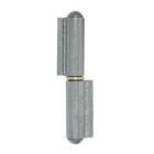 Paumelle de grille roulée lame courte 100x8 TORBEL - Bague laiton - GRLC1080
