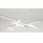 Réglette led 24w 120cm suspendu alu - couleur eclairage au choix