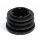 Embout AVL noir entrant pour tube D.25 - 37425