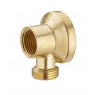 Applique laiton brut mâle M1/2' (15x21) sortie femelle F1/2' (15x21) NOYON & THIEBAULT - 822BA-15L1