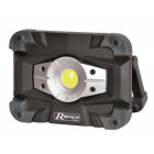 Spot 10w led 1000/500 lumens port a batterie antichoc a 3m