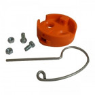 Support moteur profalux + goupille + vis + ecrou