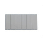 lot de 2 Plaques d obturation sectionnables blanches 6,5 modules Unibis