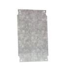 Plaque Métallique pleine en Tôle d acier galvanisé de 2 mm pour coffret 300X250
