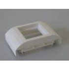 Plastron simple pour 1 appareillage 45x45 mm pour Goulottes 40x90 et 60x90 mm Plastron simple pour 1 appareillage 45x45 mm pour Goulottes 40x90 et 60x90 mm