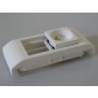 Plastron double pour 2 appareillages 45x45 pour Goulottes 40x150 et 60x150 mm