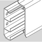 Plinthe Electrique PVC 20 x 70 mm par 24 mètres