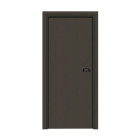 Bloc-porte pose fin de chantier collection premium miro avec poignée exclusive noire, h.204 x l.63 cm, aspect cuir basalte, réversible