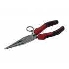 Pince bec demi rond droit bimatiere avec ressort 200 mm sam - 237r20gfme