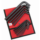 Trousse 13 clés males coudees courtes SAM - 62TR13