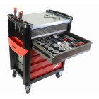 Composition 255 outils en modules abs + servante SAM - CPP255MS