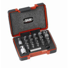 Coffret 23 embouts torx plus et adaptateurs SAM - EMB23CX