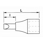 Douille tournevis 1/2 ribe l100-rb14 sam - sr1014
