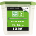 Vis essbox scell-it à bois - ø5 mm x 90 mm - boite de 100 - ex-1371201