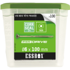Vis essbox scell-it à bois - ø6 mm x 100 mm - boite de 100 - ex-1371321