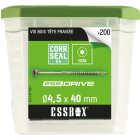 Vis essbox scell-it à bois - ø4,5 mm x 40 mm - boite de 200 - ex-1371061