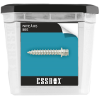 Patte à vis bois essbox scell-it avec collerette - ø10 mm x 60 mm - boite de 50 - ex-9331111060