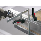 Presse légère à serrage rapide Kliklamp - BESSEY - serrage 250 mm - saillie 80 mm - Rail 20x5 mm - KLI25