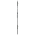Serrure 3 points TF3 à relevage 41mm STREMLER Axe 26 U24x6mm - pêne 1/2 tour basc.court+fourreau - 6570.41.4D