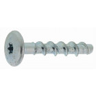 Boîte 100 vis béton tapcon dome tête bombée large 6x40/5 spit - ø6 - l.40 - épais.max.5 - 058783