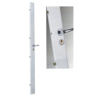Serrure applique 5 points 727048 droite blanc dad 900 avec béquille - 727044 Serrure applique 5 points 727048 droite blanc dad 900 avec béquille - 727044