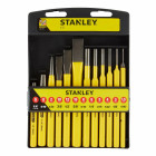 Outils de frappe (chasse-goupilles+burin a froid) jeu de 12 pièces - 4-18-299