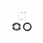 Roue + couronne zf 64 recentre (d50)