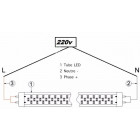Tube néon led t8 20w 120cm - couleur eclairage au choix