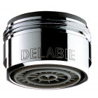 Aérateur antitartre pour robinetterie lavabo + joint économiseur d'eau mâle 24 x 100 (2 pièces)
