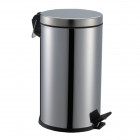 Poubelle en inox poli - Capacité : 5 litres