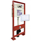 Bâti support TECE base - Bâti support TECEbase avec la plaque de commande double touche plastique blanche type TECEbase