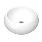 Vasque à poser en céramique blanche ronde - 40x15cm - pop bowl Aurlane - VAS046