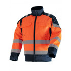 Veste haute visibilité orange/bleu singer - vito