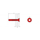 Boîte 250 vis autoperceuse tfq acier scell-it - sq2 - 4.8 x 70 mm - tfq48070