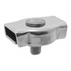 Serre-câble plat 1 boulon acier zingué Ø4 mm VISO - 4 pièces - SCP144SB Serre-câble plat 1 boulon acier zingué Ø4 mm VISO - 4 pièces - SCP144SB