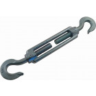 Tendeur à cage standard acier zingué 2 crochets Ø6 mm VISO - TCC6E Tendeur à cage standard acier zingué 2 crochets Ø6 mm VISO - TCC6E