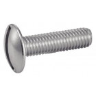 Boîte 100 vis métaux tête ronde large poelier fendue inox a2 acton - 5 x 60 mm - 622125x60