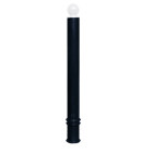 Potelet flexible spécial PMR VISO - tête ronde - Ø100 mm - hauteur 1560 mm - noir ral 9005 - TPU1300RNB/2018