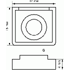 Ecrous de montage WALRAVEN pour Collier BIS StarQuick - Blanc - 0855006