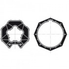 Roue + couronne imbac octo 70 (d60)