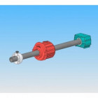 Tandem telescopique pour axe diametre 56 longueur 270mm