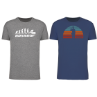 Lot de 2 t-shirt de travail BOSSEUR Evo Greige - 12231-002