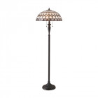 Lampadaire missori, verre et résine