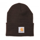 Bonnet poly-acrylique marron foncé TU CARHARTT S1A18DKB