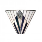 Applique astoria, verre et métal