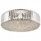 Plafonnier en cristal poole 5 lumières